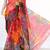 Red Pure Cotton JP Munga Kota Digital Printed Handwoven Saree Without Blouse by AMG Square