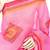 Pink Pure Cotton JP Munga Kota Chunri Printed Handwoven Saree Without Blouse by AMG Square