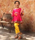 Pink kurti set