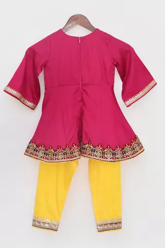 Pink kurti set