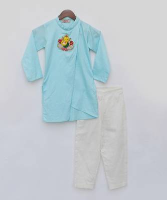 Blue kurta set 3