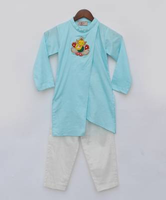 Blue kurta set 4