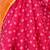 Pink Pure Cotton Kota Doria Chunri Print Handwoven Saree Without Blouse by AMG Square