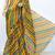 Multi-Color Pure Cotton Kota Doria Lahariya Print Handwoven Saree Without Blouse by AMG Square