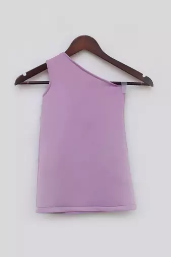 Purple lycra dress