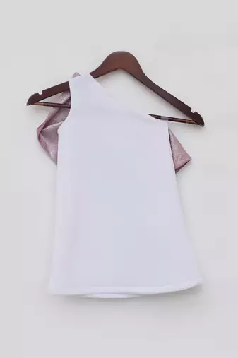 White lycra dress
