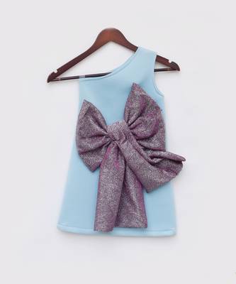 Blue lycra dress 3
