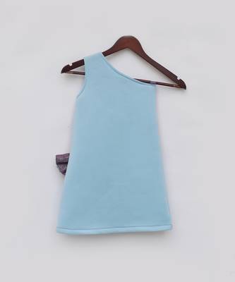 Blue lycra dress 4