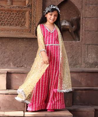 Pink embroidered jumpsuit 1