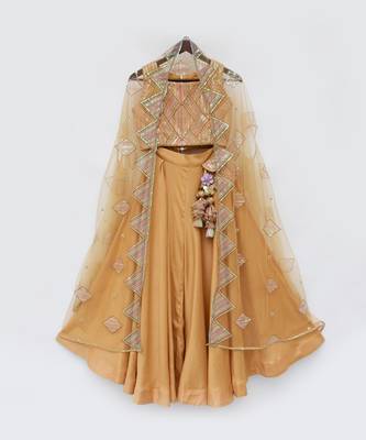 Musterd yellow cape set 4
