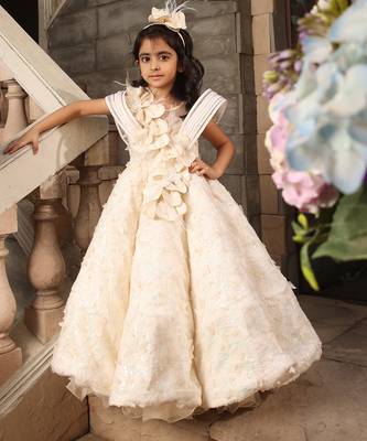 Off white butterfly gown 1