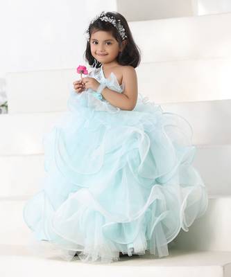 Powder blue layer gown 1