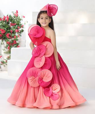 Coral plated gown 1