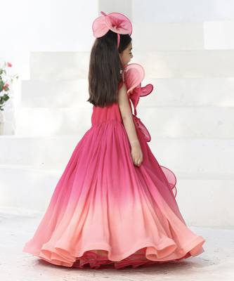 Coral plated gown 2