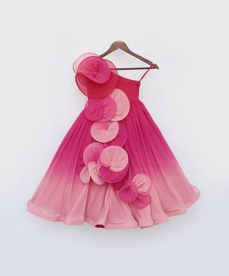Coral plated gown 3