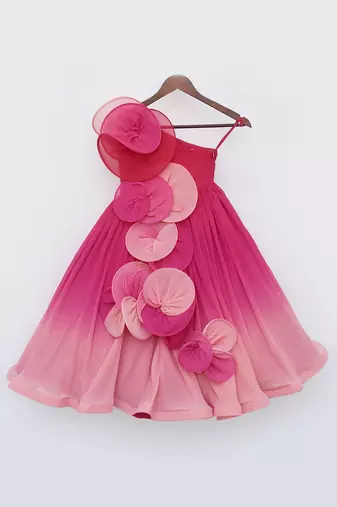 Coral plated gown