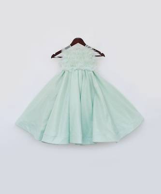Pista green gown 3