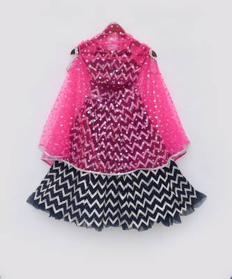 Dark blue lehenga set 5