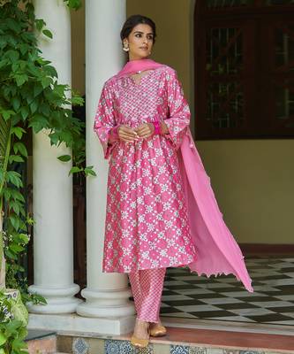 Pink Jugni Suit Set 4