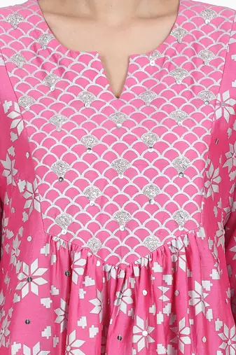 Pink Jugni Suit Set