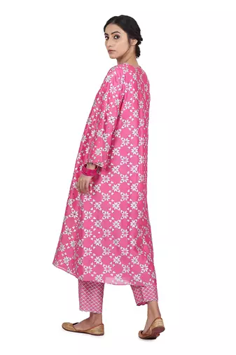 Pink Jugni Suit Set