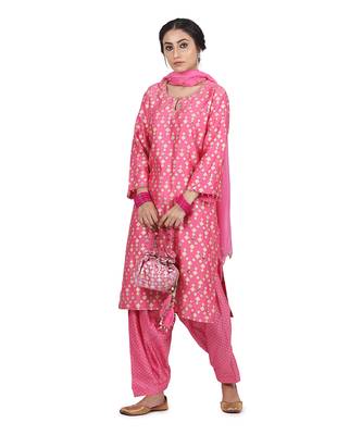 Pink Ekam Suit Set 2