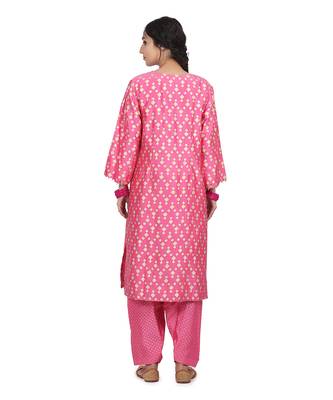 Pink Ekam Suit Set 3