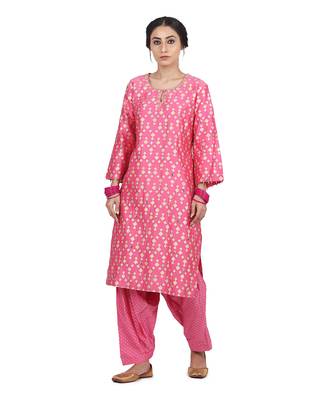 Pink Ekam Suit Set 4