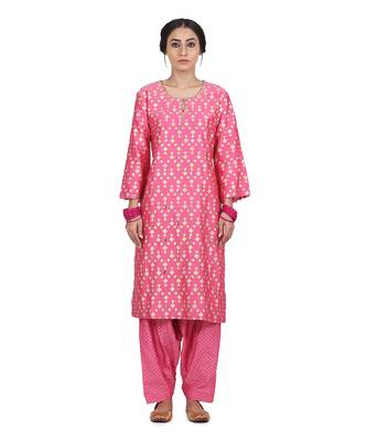 Pink Ekam Suit Set 5