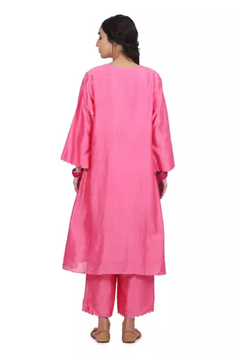 Pink Jheel Suit Set