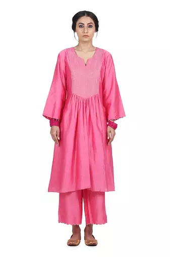 Pink Jheel Suit Set