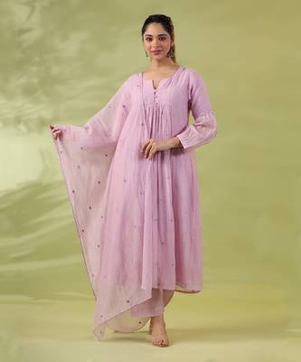 Lilac love kurta set 1