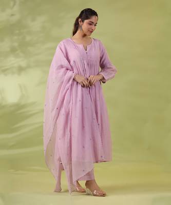 Lilac love kurta set 2