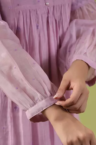 Lilac love kurta set