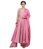 Pink Simrat Kalidar Set