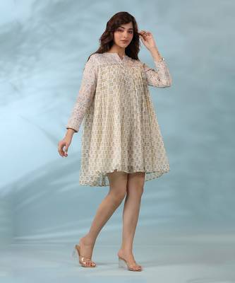 Ocean blue blue carnation peplum top 2