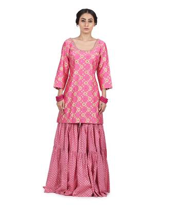 Pink Baani Sharara Set 4