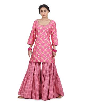 Pink Baani Sharara Set 5