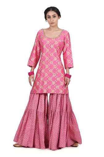 Pink Baani Sharara Set