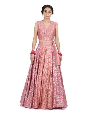 Pink Kamla Lehenga Set 3