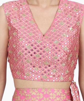 Pink Kamla Lehenga Set 5