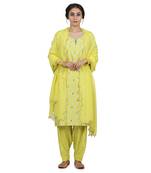 Electric Yellow Darshana Suit Set