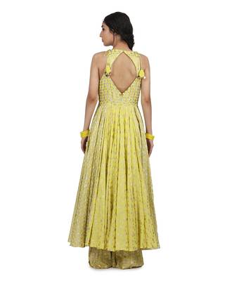 Electric Yellow Toshi Kalidar Set 2