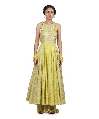 Electric Yellow Toshi Kalidar Set 3