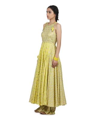 Electric Yellow Toshi Kalidar Set 4