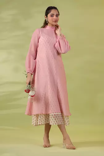 Pink simoni dress