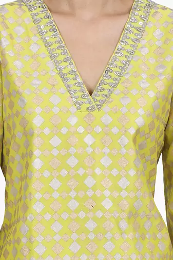 Electric Yellow Keerat Suit Set
