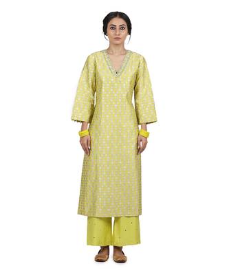 Electric Yellow Keerat Suit Set 5