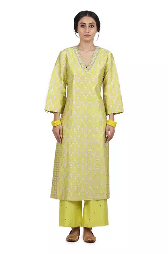Electric Yellow Keerat Suit Set