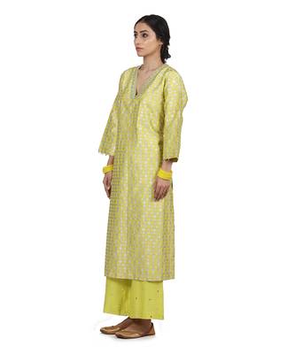 Electric Yellow Keerat Suit Set 6